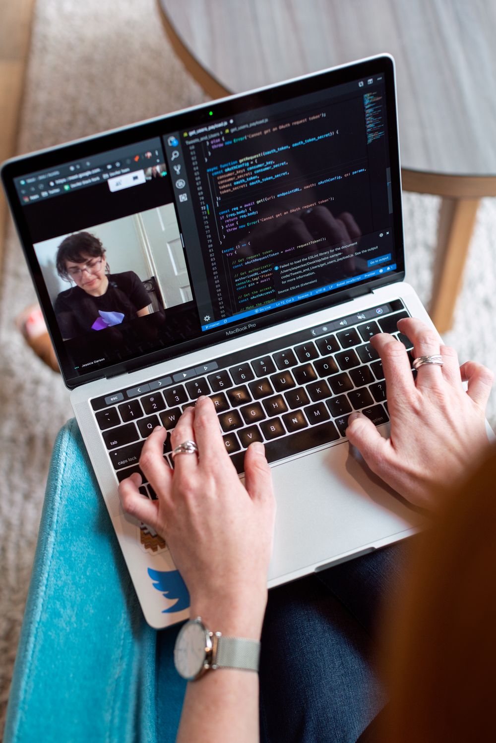 A founder bringing a big idea to life